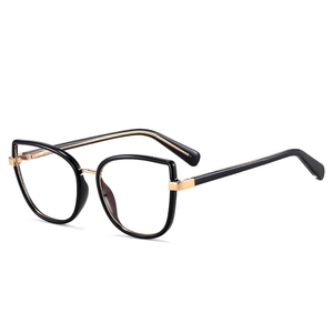 2024 nueva moda señoras ojo de <span class=keywords><strong>gato</strong></span> miopía <span class=keywords><strong>gafas</strong></span> Anti luz azul bloqueo ordenador menos <span class=keywords><strong>gafas</strong></span> mujeres coloridas <span class=keywords><strong>gafas</strong></span> de montura grande - Product Image 4