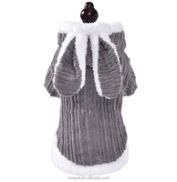 Vêtements d'hiver pour chiens Vêtements de lapin en velours épais Vêtements chauds pour petits chiens et chiots
