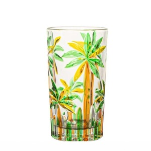<b>Coconut</b> Palm Glass <b>Cup</b> 250ML Painted Design For Party Use - Product Image 4