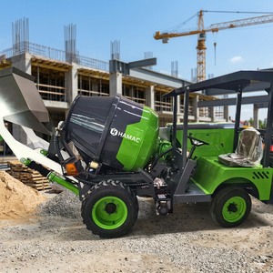 HAMAC <b>Mini</b> Self-Loading Concrete Mixer Truck Pump Rotating Mixing Drum Drive Cab Core Engine <b>Motor</b> Bearing Components 300L/500L - Product Image 2