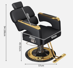 Fauteuil de coiffure moderne et professionnel pour salon de beauté féminin, équipement de coiffure, chaise de barbier - Product Image 4