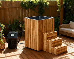 New Arrive Ice <b>Baths</b> Wholesale Cold Therapy Tub Water Chiller Ice <b>Bath</b> Barrel with External Chiller and Smart Controller - Product Image 2