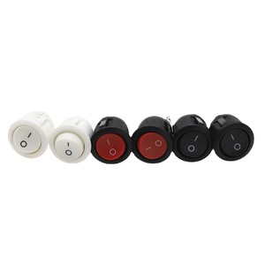 Interrupteur à bascule rond KCD2 20 mm, interrupteur marche/arrêt pour ventilateur, 6A250V, borne à vis, IP31, anti-poussière - Product Image 3