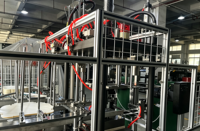Machine automatique à grande vitesse pour boîtes octogonales, 20 à 50 pièces minimum, pour la préparation de repas, les services de livraison, l'emballage alimentaire et les fournitures de magasin.