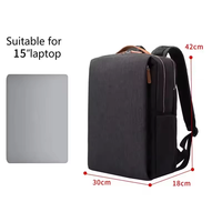 Ransel Laptop Unisex Gaya Minimalis OEM dengan Port USB, Ritsleting Tahan Air & Pegangan Lembut, Kapasitas Besar untuk Perjalanan