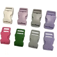 Sangle à boucle en plastique Bouton en forme d'os Sangles en nylon avec boucles à dégagement latéral rapide Clips pour collier de sac à dos bricolage