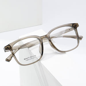 Gafas con montura cuadrada Beauty Of Style para mujer, monturas ópticas UV400, tamaño mediano, lentes negras Ac, Gtp At68603 - Product Image 2