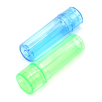 2025 Logo personnalisé Slim Cigarette Maker Rouleau Herb Grinder Tube Manuel En Plastique Accessoire De Stockage pour Fumer Briquets