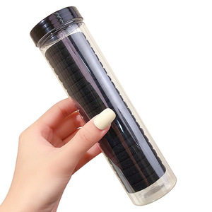 Paquete de 20 lazos simples de alta elasticidad sin costuras para el cabello, accesorios de goma para el cabello para niños, lindos lazos para el cabello <span class=keywords><strong>Kknekki</strong></span> para mujeres - Product Image 5