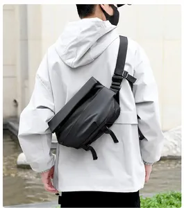 تصميم جديد حقيبة ضد الماء للرجال حقائب يد للكتف حقائب صدر حقائب فاني للرجال