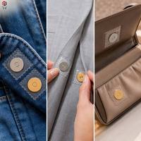 Botones Magnéticos Invisibles de PVC con Cierre Magnético Oculto para Coser en Ropa y Bolsos, Cierre Magnético para Manualidades, 10mm 15mm 20mm Iman