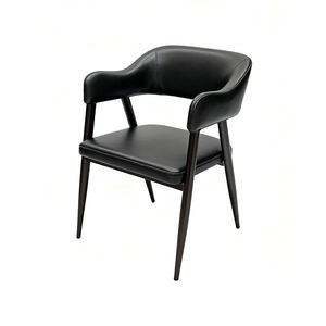 रेस्तरां फर्नीचर कैफे बार टेबल चेयर संयोजन आधुनिक धातु + पु चमड़े के अनुकूल टिकाऊ वाणिज्यिक होटल डाइनिंग सेट - Product Image 3