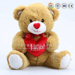 ICTI audits EN71/ <span class=keywords><strong>123</strong></span> OEM personnalisé coeur rouge peluche amour ours en peluche - Product Image 5