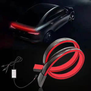 Feu Stop Arrière Universel pour Voiture - Bande LED Rouge à Fibre Optique, Lampe Spoiler, Décoration Automobile - Product Image 5