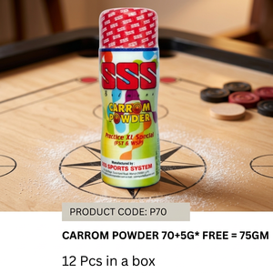 JR MS INDUSTRIES Polvo de 75g para Juego de Carrom de Plástico para Práctica Deportiva en Interiores, 12 Piezas por Caja, polvo para carrom, carrom ga - Product Image 5