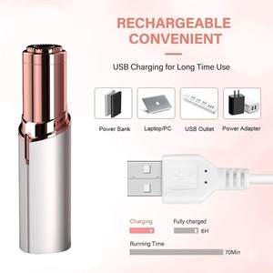Depiladora Eléctrica Portátil Recargable con Forma de Lápiz Labial, Depiladora Facial, Depiladora de Cejas, Recortadora de Cejas - Product Image 6