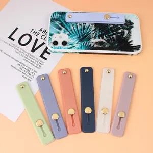 NEW Wrist Band Hand Band Finger Grip Mobile Phone Holder Stand Push Pull Universal Car Phone Socket Holder For Iphone 11 Xiao Mi