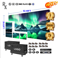 Écran LED d'extérieur RX haute luminosité 16:9 P3.91 pour location, mur vidéo, affichage numérique, publicité, scène et usage professionnel