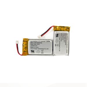 Customized rechargeable polymer Li-ion battery 552035 3.7V 350mAh LiPo battery - Product Image 2
