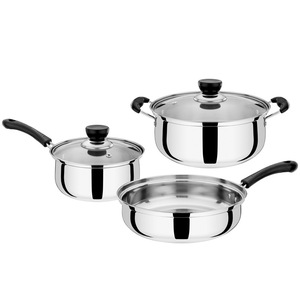 <span class=keywords><strong>3</strong></span> pezzi <span class=keywords><strong>Set</strong></span> <span class=keywords><strong>pentole</strong></span> e padelle da cucina <span class=keywords><strong>Set</strong></span> <span class=keywords><strong>pentole</strong></span> da <span class=keywords><strong>3</strong></span> litri <span class=keywords><strong>pentole</strong></span> da <span class=keywords><strong>3</strong></span> litri <span class=keywords><strong>Set</strong></span> <span class=keywords><strong>pentole</strong></span> in acciaio inox metallo stile americano vetro argento - Product Image 5