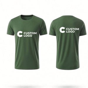 Custom Logo Mens T-<b>Shirts</b> Dry Fit Work <b>Shirts</b> Athletic Construction Outdoor Activewear for Men - Product Image 1