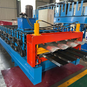 저렴한 가격 고효율 골판지 철 루핑 시트 롤 성형 기계 제작 재고/롤 성형 기계 - Product Image 2