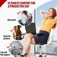 Coussin de siège, coussin en mousse à mémoire de forme, chaise de bureau ergonomique, coussin de siège de voiture, coussin de siège de fauteuil roulant, soulagement des douleurs dorsales