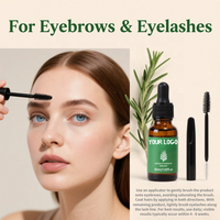 Serum Perawatan Rambut Rosemary Berkualitas Tinggi 60ml, Pelembap & Perangsang Pertumbuhan Rambut, Formula 2-IN-1, Ekstrak Tumbuhan Alami, Jojoba