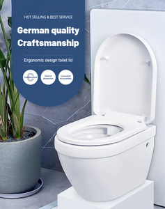 Asiento de Inodoro de Instalación sin Herramientas, Ajuste <span class=keywords><strong>Universal</strong></span>, <span class=keywords><strong>Tapa</strong></span> de <span class=keywords><strong>WC</strong></span> Fácil de Limpiar - Product Image 5
