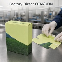 Matte Weiche Garten-Grüne Starre Geschenkbox mit Individueller Bedruckung für Tee und Kaffee, Umweltfreundliche Luxusverpackung mit Einsteckverschluss