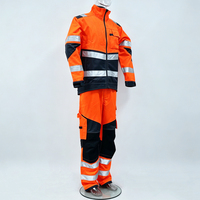 Combinaisons de travail haute visibilité, veste et pantalon, uniformes pour mineurs industriels, vêtements de sécurité réfléchissants EN20471, vêtements de travail haute visibilité