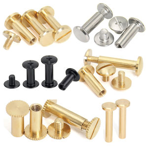 En stock – Vente en gros de rivets métalliques cylindriques assortis – Direct usine pour l'assemblage et la fourniture d'articles en cuir - Product Image 1