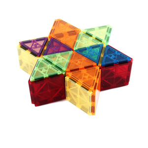 Colore naturale forte materiale da costruzione Cross-Border magnetico set di blocchi per bambini giocattoli educativi per bambini finestra - Product Image 6