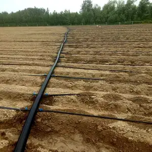Sistema de irrigação agrícola 16mm, tubo de irrigação por gotejamento