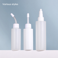 Vide 60ml 100ml Squeeze Cylindre Forme Hdpe Oreille Nettoyage Liquide Bouteille Avec Silicone Aiguille Pointe Applicateur Pet Care Use Bouteille