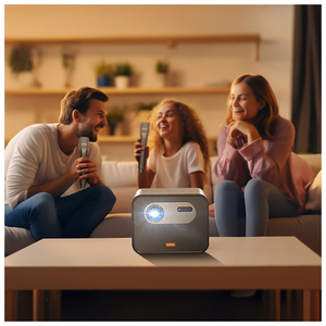 [Kho ở SA/br/RU/EU] byintek UFO R90 max 2200 cao lumens 4k trò chơi máy chiếu 20W * 2 loa chiếu cho rạp hát tại nhà - Product Image 3