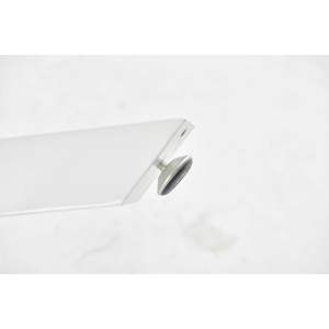 DB 42.1 White Mid-Century <b>Dining</b> <b>Table</b> for 4-6 MDF <b>Table</b> Top Pedestal Assembled Leisure End <b>Table</b> - Product Image 4