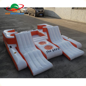 Radeau gonflable flottante pour natation, haute qualité, avec tente - Product Image 4