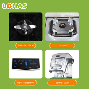 2300W 1.5L 저소음 상업용 바 블렌더 (방음 커버 포함) - Product Image 4