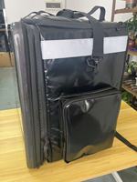 Mochila de fiambrera publicitaria para llevar de 18,5 pulgadas, mochila de cartelera Digital, bolsa de entrega de alimentos LCD para exteriores