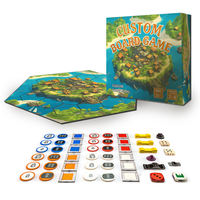 Jeux de société en carton personnalisés OEM/ODM, durables, portables, adaptés aux familles, jeux de table de voyage, logo personnalisé, vente en gros KS