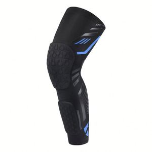 Oferta Caliente: Protector de Pierna de Fútbol, Rodilleras de Fútbol, Protección Profesional, Manga de Compresión de Pantorrilla de Spandex con Diseño de Panal, Manga de Rodilla - Product Image 3