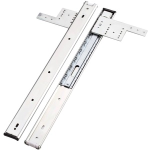 Revolving <b>Slide</b> Rail Aluminum Alloy Double Damper Track <b>Drawer</b> Hardware Door Mount - Product Image 5