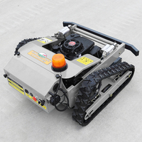 Livraison Gratuite Tondeuse à Gazon Industrielle Télécommandée 4 Temps Certifiée CE EPA Euro V 55/80/100cm Essence/Diesel pour Pentes