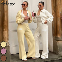 Vêtements en Gros pour Femmes: Survêtements Sport-Détente, Joggers Amples à Jambes Larges, Combinaison et Ensembles de Danse Féminins (2 Pièces)