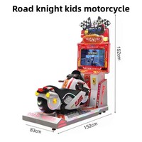 Machine de jeu vidéo d'arcade pour enfants à monnayeur, simulateur de conduite de moto, prix d'usine
