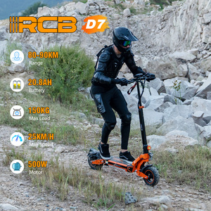 Trottinettes électriques puissantes pour adultes RCB D7/D7 PRO 250W EU, 48V 27AH, pneus en aluminium, 65KM/H, pliables, étanches - Product Image 3