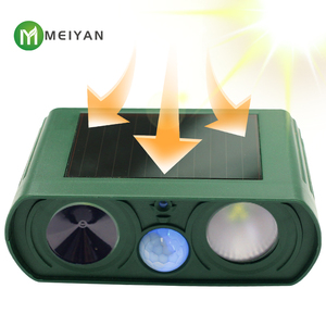 Répulsif antiparasitaire à ultrasons d'extérieur, à énergie solaire, pour éloigner les oiseaux, répulsif à ultrasons pour animaux - Product Image 4