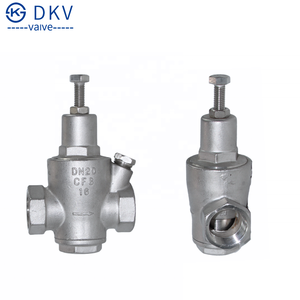 SS304 PN16 prv van điều chỉnh áp suất nước cho nước Dkv 304 thép không gỉ nước áp lực giảm van với pressue đo - Product Image 3