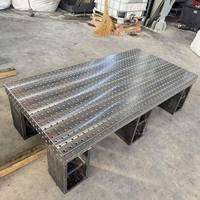 Table de soudage flexible 3D Meisida - Construction de haute précision en acier nitrué, dimensions personnalisables